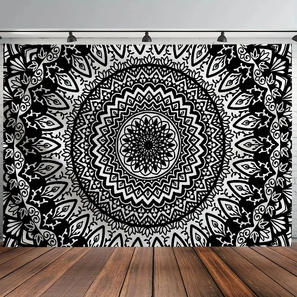 Black White Mandala Tapestry Bohemian Hippie Aesthetic Wall Hanging Large Intricate Geometric Pattern Tapestry Home Decoration
Black White Mandala Tapestry Bohemian Hippie Aesthetic Wall Hanging Large Intricate Geometric Pattern Tapestry Home Decoration