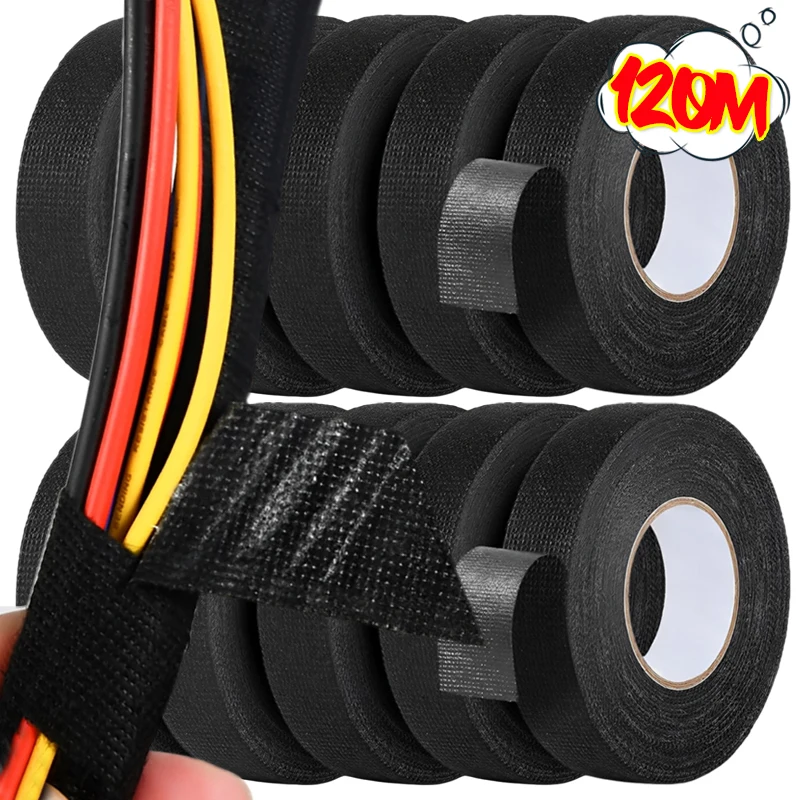 Electrical Tape Heat-resistant Wire Harness Bundle Insulation Auto Wiring Cloth Wrap Tapes Cable Adhesive Organizer Fasteners
Electrical Tape Heat-resistant Wire Harness Bundle Insulation Auto Wiring Cloth Wrap Tapes Cable Adhesive Organizer Fasteners