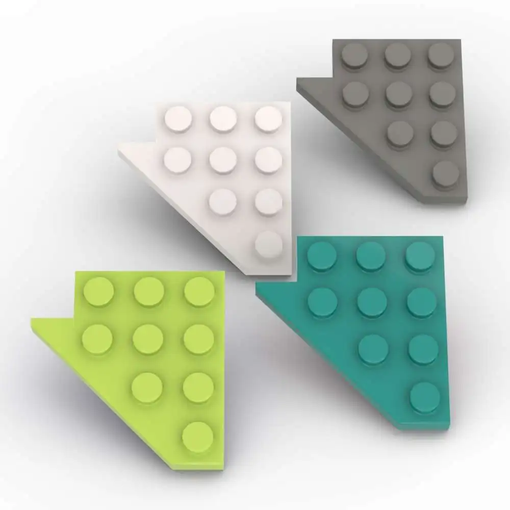 MOC 10 шт. 3935 правая доска, подходящая кирпичи, сшитая пластина 4x4, клиновое крыло, строительный блок, игрушки для взрослых и мальчиков, праздничный подарок
MOC 10 шт. 3935 правая доска, подходящая кирпичи, сшитая пластина 4x4, клиновое крыло, строительный блок, игрушки для взрослых и мальчиков, праздничный подарок