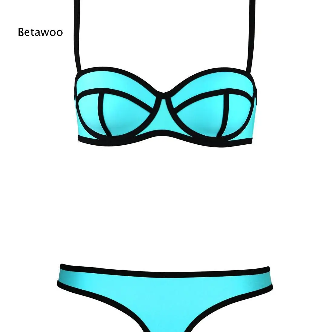 Women's Color Block Push Up Bikini Set with High Cut Bottoms and Underwire Top, Sexy Two Piece Swimsuit for Summer
Women's Color Block Push Up Bikini Set with High Cut Bottoms and Underwire Top, Sexy Two Piece Swimsuit for Summer