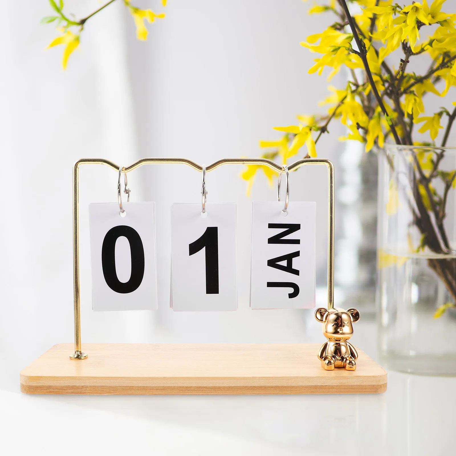 Wooden Perpetual Desk Calendar Flip Table Calendar Reusable Year After Year Date Display for Desk Countertop Farmhouse Office
Wooden Perpetual Desk Calendar Flip Table Calendar Reusable Year After Year Date Display for Desk Countertop Farmhouse Office