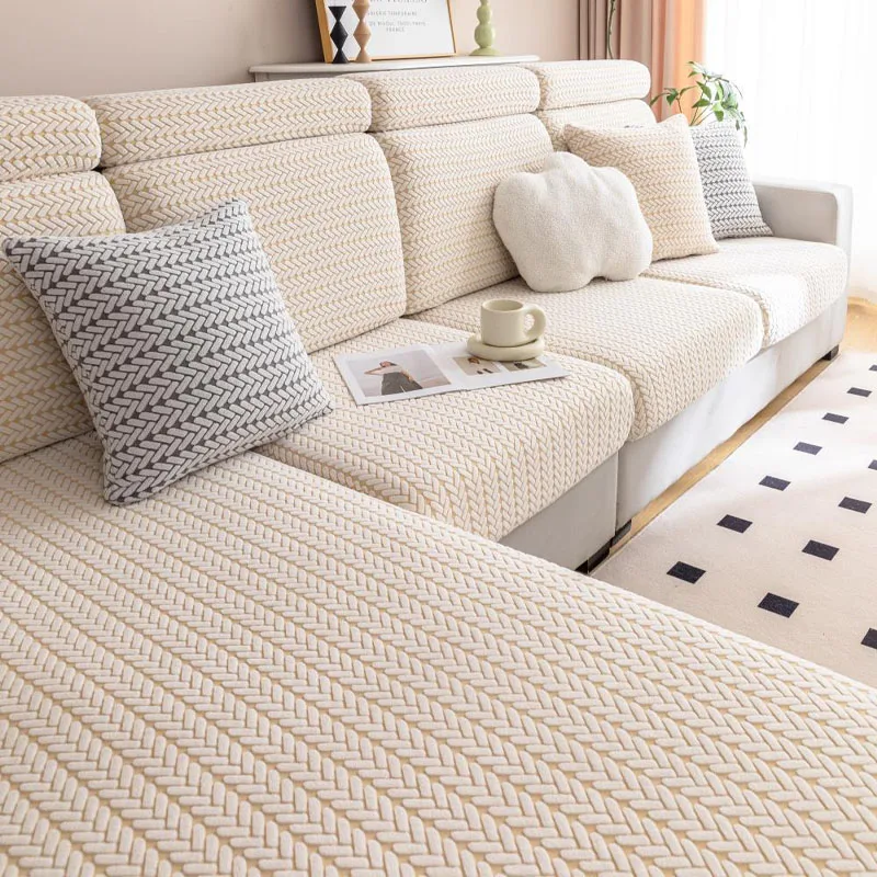 Ellipse Stripe Sofa Cover, Elastic Cushion Cover with High Stretch and Dustproof Ability, Covers for Chair, Sofa in Living Room
Ellipse Stripe Sofa Cover, Elastic Cushion Cover with High Stretch and Dustproof Ability, Covers for Chair, Sofa in Living Room