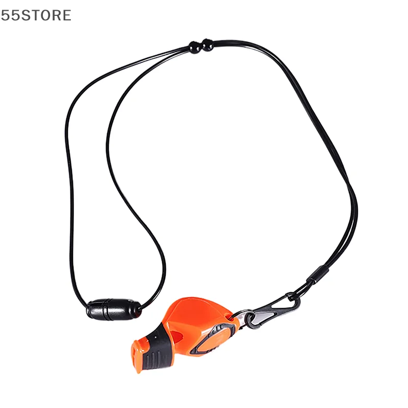 Black PVC Whistle Strap Long Lanyard Multipurpose Referee Whistle Rope Lanyard Key Hanging Rope