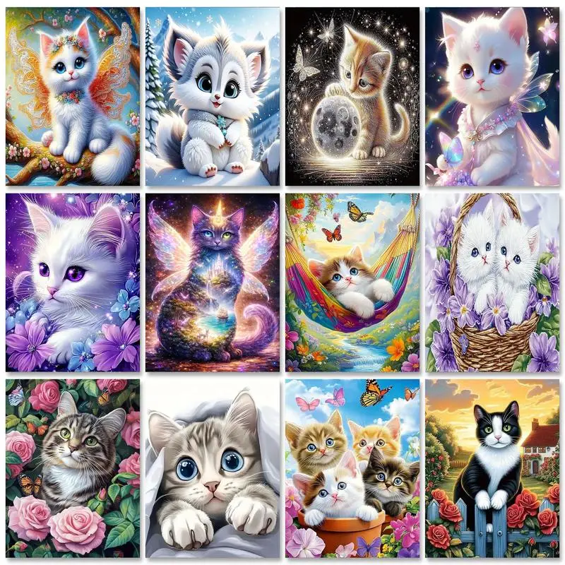 RUOPOTY White Cat Paint By Numbers Art Supplies Picture On Numbers Animal Acrylic Paint Handpainted Pictures By Numbers
RUOPOTY White Cat Paint By Numbers Art Supplies Picture On Numbers Animal Acrylic Paint Handpainted Pictures By Numbers