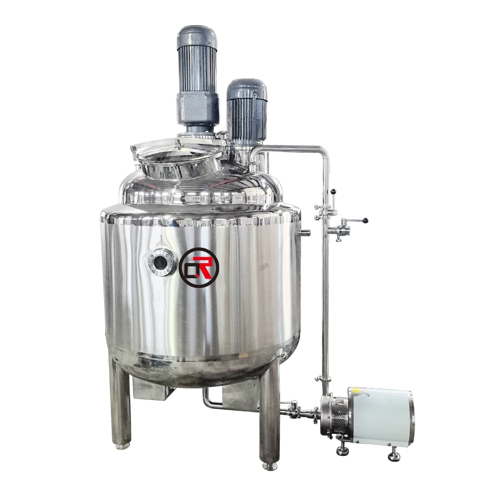 1000Liter stainless steel steam electric jacketed mixing tank chemical storage equipment
1000Liter stainless steel steam electric jacketed mixing tank chemical storage equipment