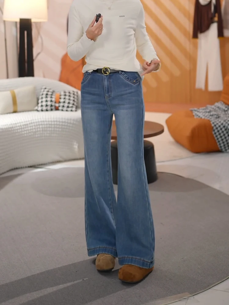 Винтажные повседневные свободные женские джинсы на подкладке с талией, теплые удобные брюки Bootcut на осень-зиму, прямые брюки с высокой талией...
Винтажные повседневные свободные женские джинсы на подкладке с талией, теплые удобные брюки Bootcut на осень-зиму, прямые брюки с высокой талией...