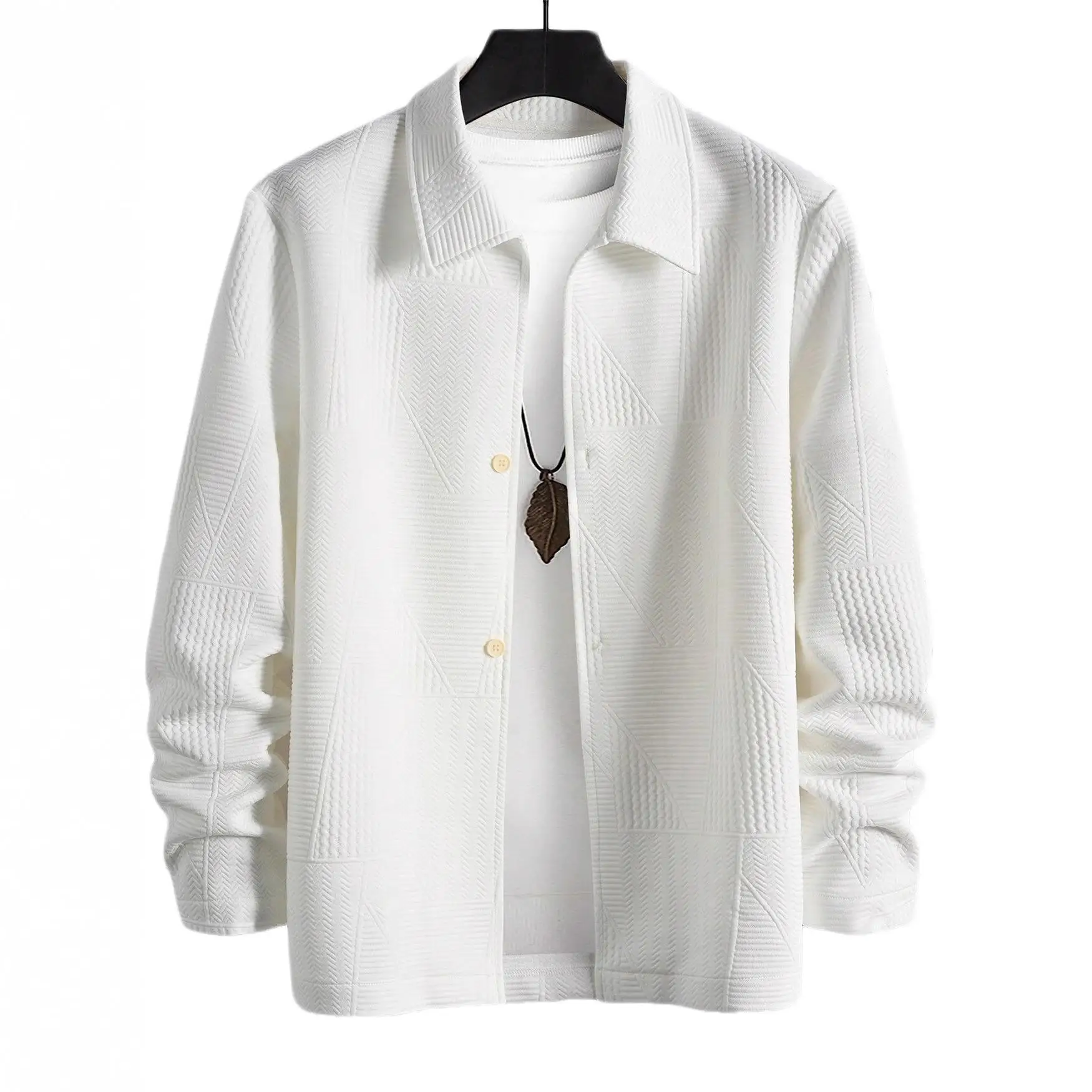 Casual Embroidered Jacket Pure Color Patchwork Design Single Button Stand Collar Outerwear for Men Comfortable Loose Fit Long...
Casual Embroidered Jacket Pure Color Patchwork Design Single Button Stand Collar Outerwear for Men Comfortable Loose Fit Long...