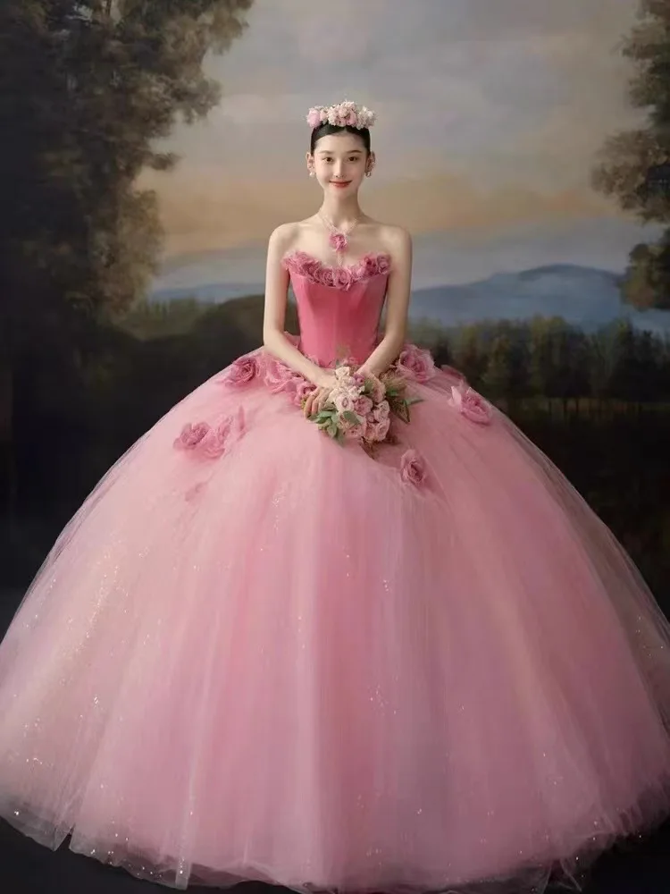 Sweet Party Dresses 15 Quinceanera Dresses 2025 Strapless Ball Gown Elegant 15 Year Old Dress Plus Size Customized
Sweet Party Dresses 15 Quinceanera Dresses 2025 Strapless Ball Gown Elegant 15 Year Old Dress Plus Size Customized