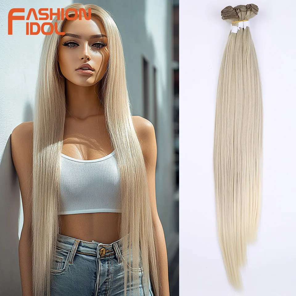 FASHION IDOL 22 24 26 inch 260g Yaki Straight Hair Synthetic 6pcs Bundles Hair Extensions Ombre Blonde Salon Natural Hair Weave
FASHION IDOL 22 24 26 inch 260g Yaki Straight Hair Synthetic 6pcs Bundles Hair Extensions Ombre Blonde Salon Natural Hair Weave
