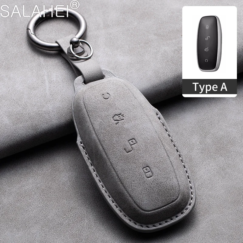 Sheepskin Leather Car Smart Remote Key Case Cover Shell Protector For Denza D9 DM-i 2022 2023 Car Styling Keychain Accessories
Sheepskin Leather Car Smart Remote Key Case Cover Shell Protector For Denza D9 DM-i 2022 2023 Car Styling Keychain Accessories