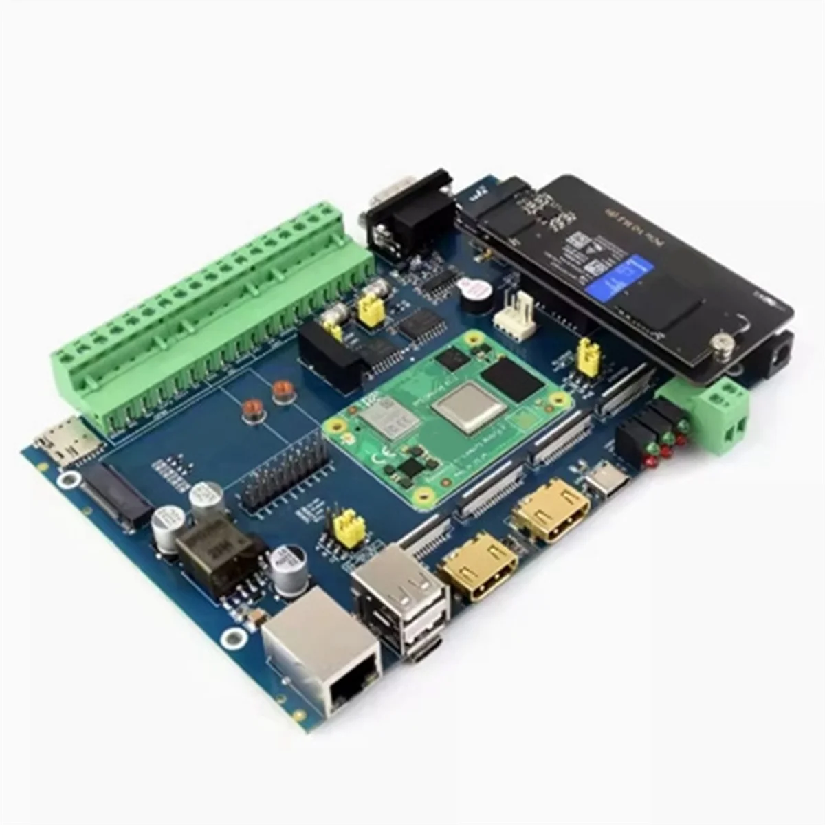 For Raspberry Pi CM4 PCIe to M.2 NVMe SSD HAT Expansion Board for Raspberry Pi Compute Module 4 Series Motherboard F
For Raspberry Pi CM4 PCIe to M.2 NVMe SSD HAT Expansion Board for Raspberry Pi Compute Module 4 Series Motherboard F