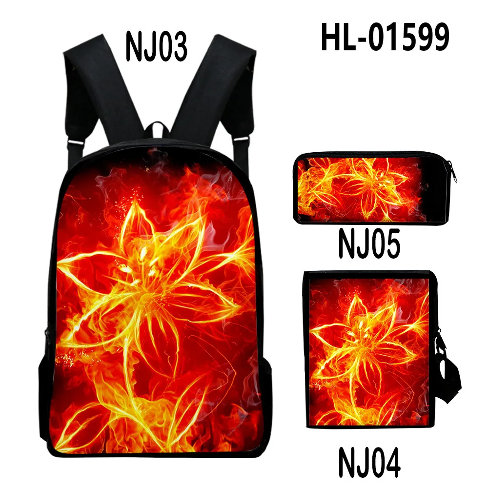 Harajuku Novelty Youthful flame 3D Print 3pcs/Set Student Travel bags Laptop Daypack Backpack Shoulder Bag Pencil Case
Harajuku Novelty Youthful flame 3D Print 3pcs/Set Student Travel bags Laptop Daypack Backpack Shoulder Bag Pencil Case