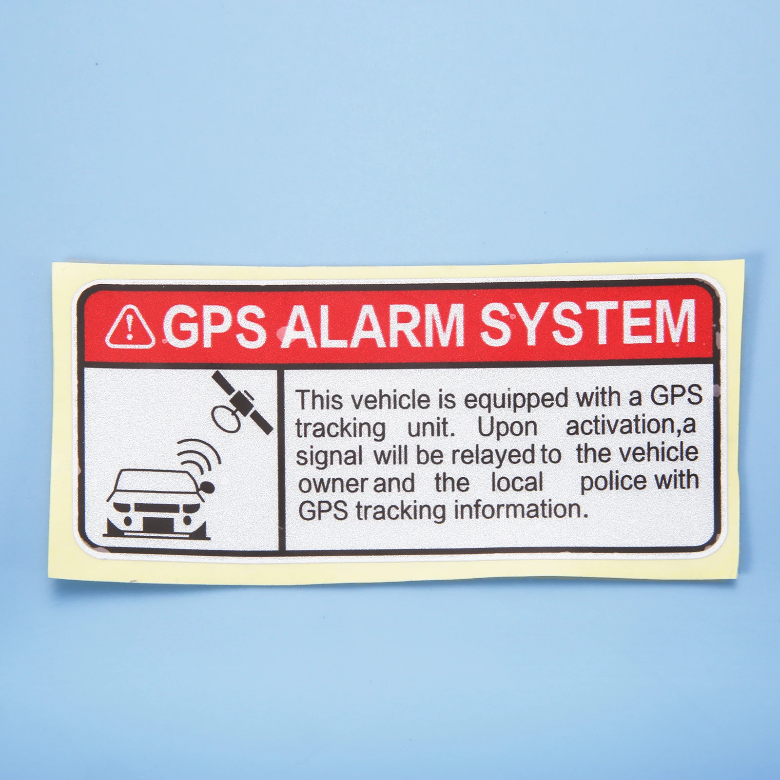 1pc 10cm * 4.9cm Car Sticker GPS Alarm System Reflective Sign Security Decal Waterproof Personlized Decor Auto Truck RV Bike
1pc 10cm * 4.9cm Car Sticker GPS Alarm System Reflective Sign Security Decal Waterproof Personlized Decor Auto Truck RV Bike