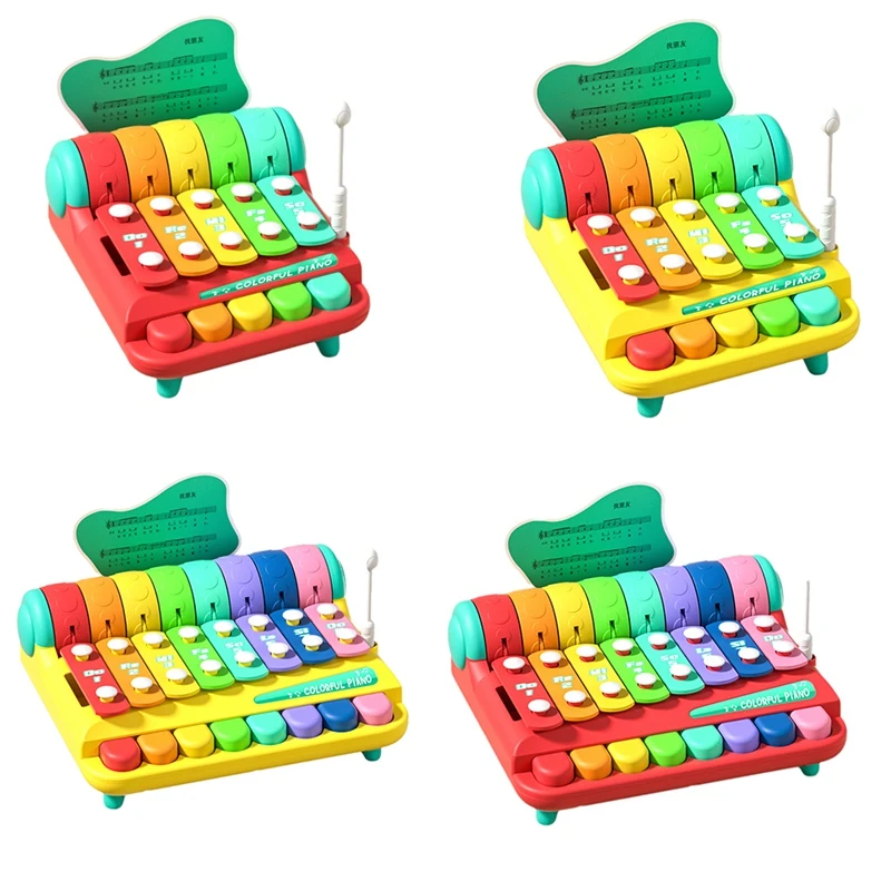 A74K-Children's Piano Toys Hand Percussion Instruments 2-In-1 Percussion Instrument Puzzle Hand Tapping Piano 
A74K-Children's Piano Toys Hand Percussion Instruments 2-In-1 Percussion Instrument Puzzle Hand Tapping Piano