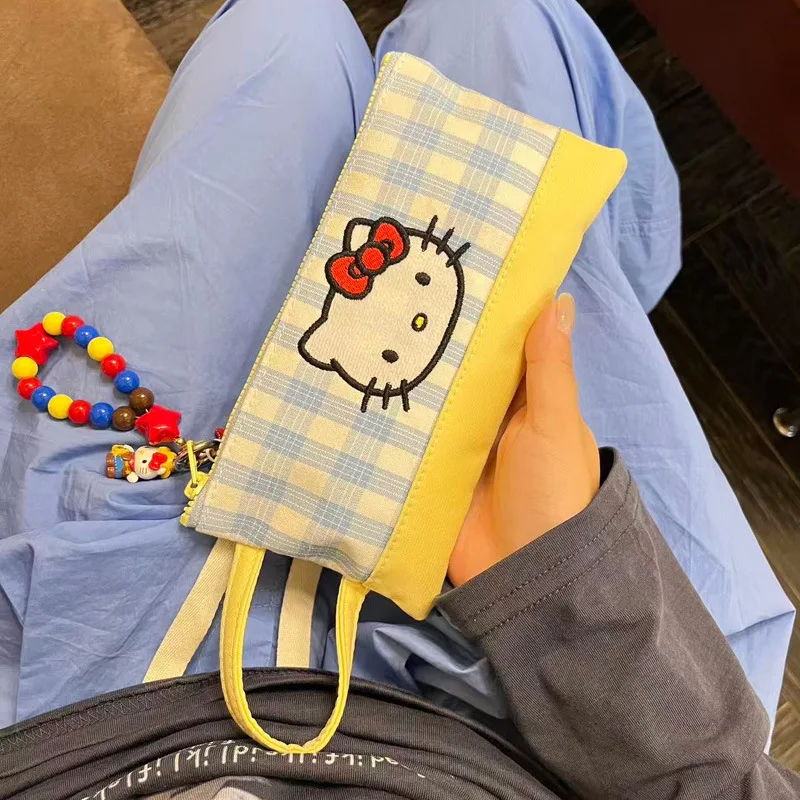 Hello Kitty Plaid Pencil Case Cute Japanese Ins Cartoon Stationery Pouch High Aesthetic Niche Organizer For Teen Girls Students
Hello Kitty Plaid Pencil Case Cute Japanese Ins Cartoon Stationery Pouch High Aesthetic Niche Organizer For Teen Girls Students