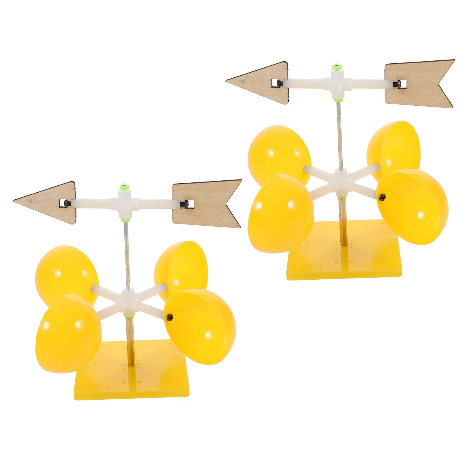 2Pcs Wind Vane Science Experiment Set Plastic Wind Indicator DIY Assembly Stem Classroom Weather Measurement Education Kit
2Pcs Wind Vane Science Experiment Set Plastic Wind Indicator DIY Assembly Stem Classroom Weather Measurement Education Kit