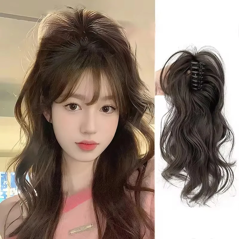 Waterfall - , simulated fountain high ponytail, women's curly hair half-tied claw clip integrated fake pon
Waterfall - , simulated fountain high ponytail, women's curly hair half-tied claw clip integrated fake pon