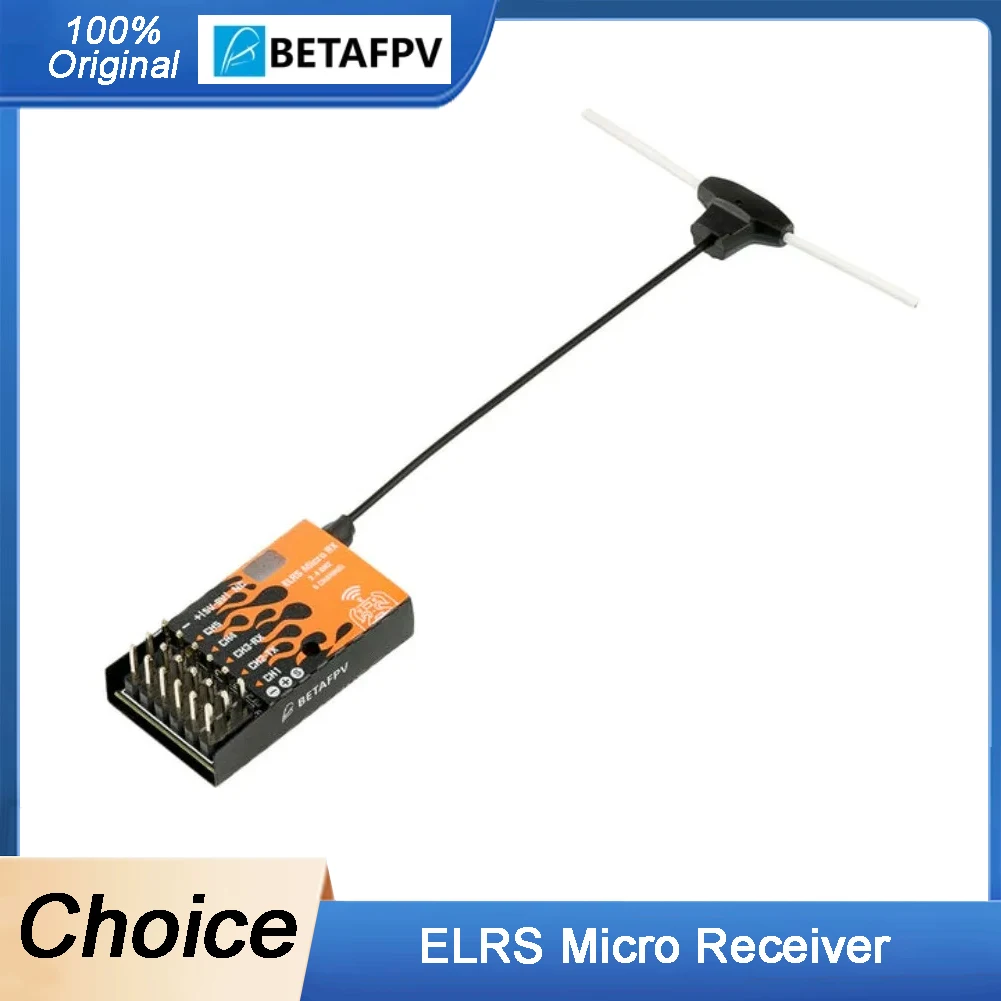 BETAFPV 2.4G ELRS Micro Receiver - 5CH PWM/CRSF, 5V-9V, for Long-Range RC Models (DIY)
BETAFPV 2.4G ELRS Micro Receiver - 5CH PWM/CRSF, 5V-9V, for Long-Range RC Models (DIY)