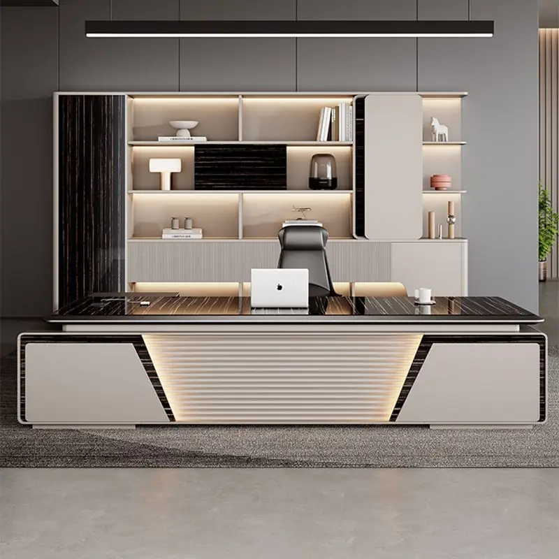 Boss Office Leadership Manager New President Taipan Desk A complete set of desks
Boss Office Leadership Manager New President Taipan Desk A complete set of desks