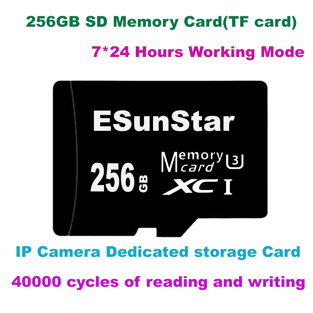 IP Camera specific 128GB 256GB Micro SD memory card TF card 7x24 hours work mode
IP Camera specific 128GB 256GB Micro SD memory card TF card 7x24 hours work mode