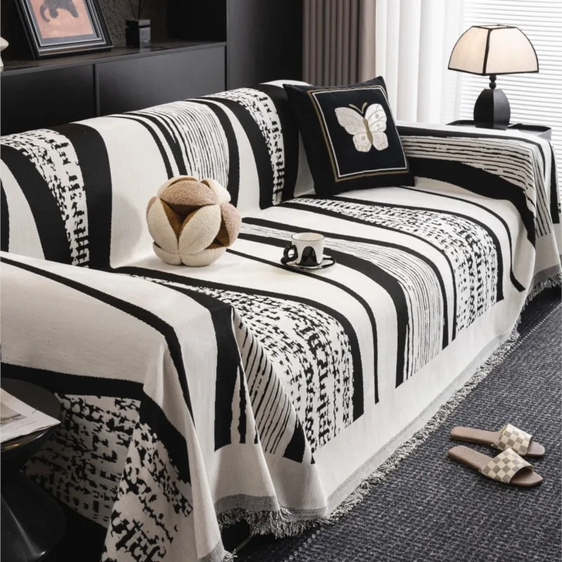 2025 Chenille Black White Sofa Cover Full Coverage Non-Slip Couch Protector All-Season Universal Couch Camping Blanket Sofa Mats
2025 Chenille Black White Sofa Cover Full Coverage Non-Slip Couch Protector All-Season Universal Couch Camping Blanket Sofa Mats