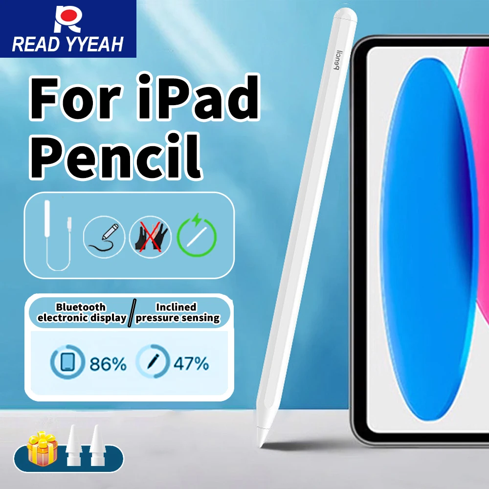 New For Apple Pencil 2 Wireless Charging Palm Rejection Stylus Pen For iPad Air 4 5 Pro 11 12.9 Mini 6 Accessories iPad Pencil
New For Apple Pencil 2 Wireless Charging Palm Rejection Stylus Pen For iPad Air 4 5 Pro 11 12.9 Mini 6 Accessories iPad Pencil