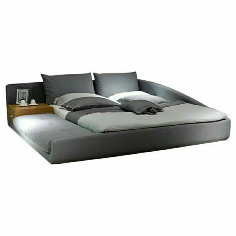 Master bedroom Nordic tatami fabric bed simple modern bedroom tatami bed minimalist soft bed Italian removable and washable
Master bedroom Nordic tatami fabric bed simple modern bedroom tatami bed minimalist soft bed Italian removable and washable