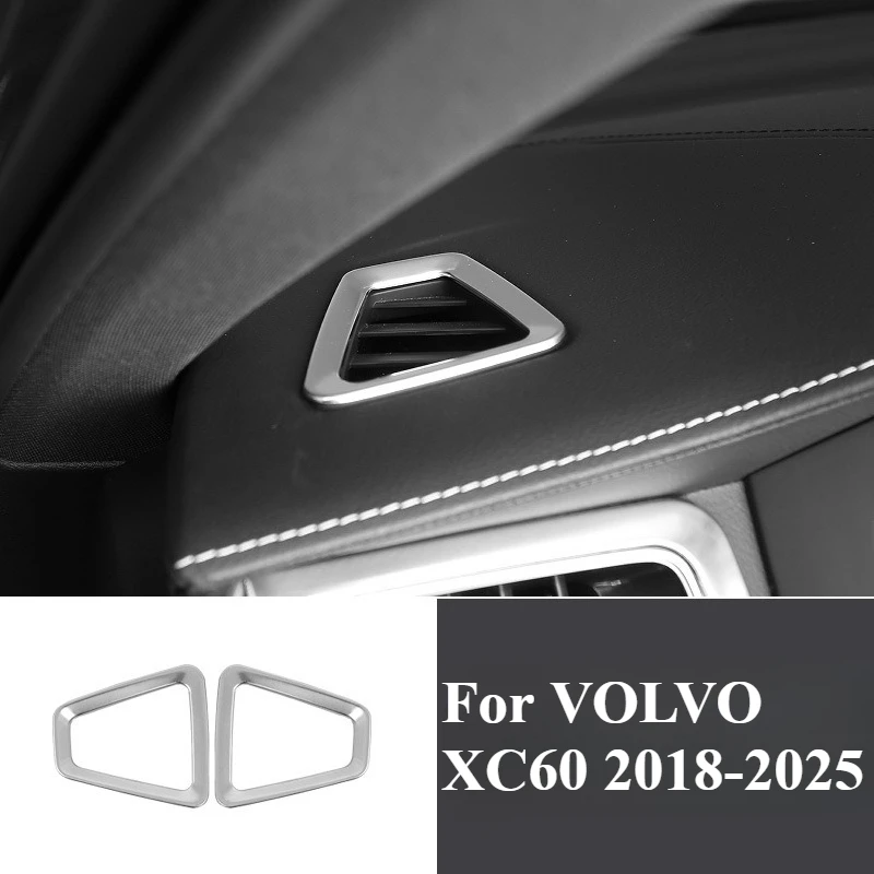 2PC Center Console Dashboard Upper Air Conditioner Vent Cover Trim AC Outlet Decoration For VOLVO XC60 2018-2025 Car Accessories
2PC Center Console Dashboard Upper Air Conditioner Vent Cover Trim AC Outlet Decoration For VOLVO XC60 2018-2025 Car Accessories