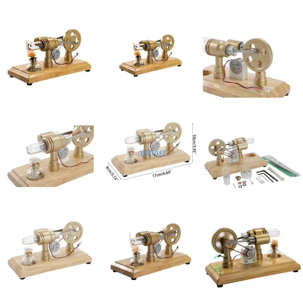 E15A Stirlings Engine Model Physics Sciences Lab Teaching Tool Electricity Generators Steams Heat Education Model Toy
E15A Stirlings Engine Model Physics Sciences Lab Teaching Tool Electricity Generators Steams Heat Education Model Toy