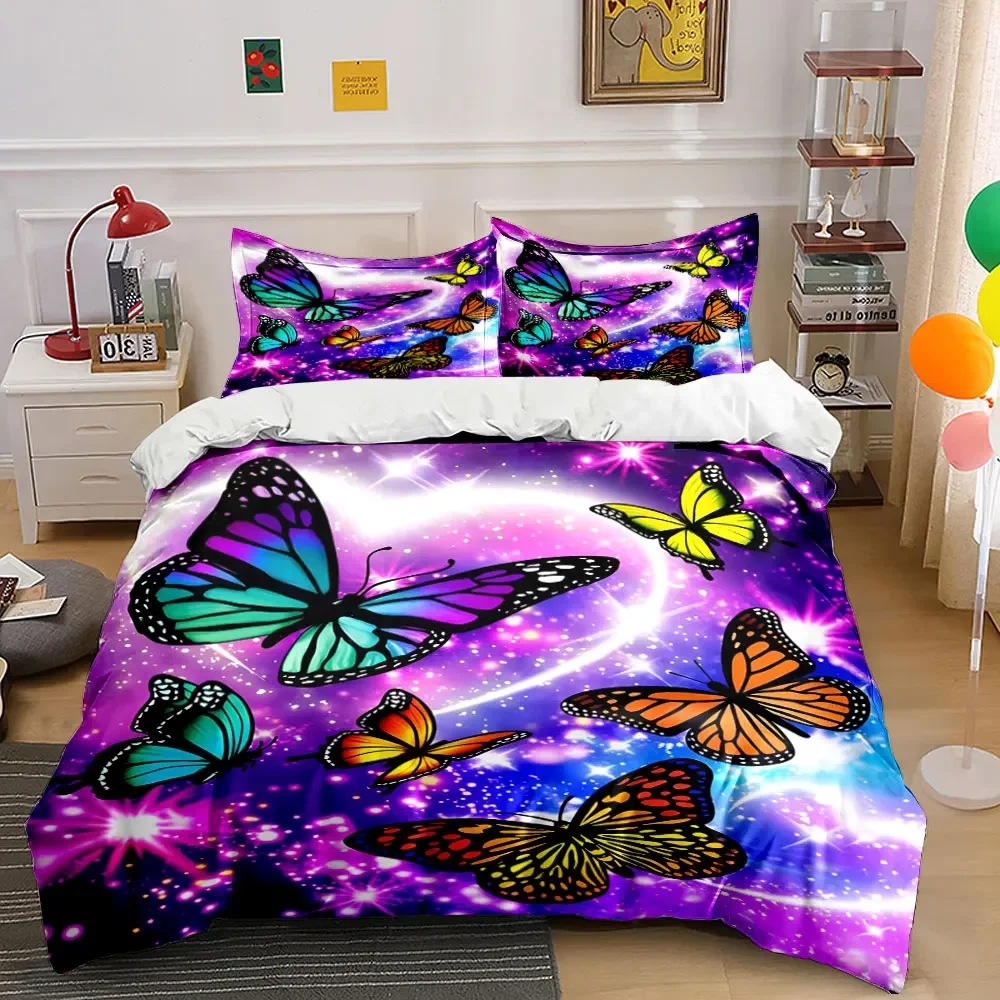 Colorful Butterfly Decor Set Multiple sizes kid's and adults' bedroom Exquisite 3PC bedding set, gift
Colorful Butterfly Decor Set Multiple sizes kid's and adults' bedroom Exquisite 3PC bedding set, gift