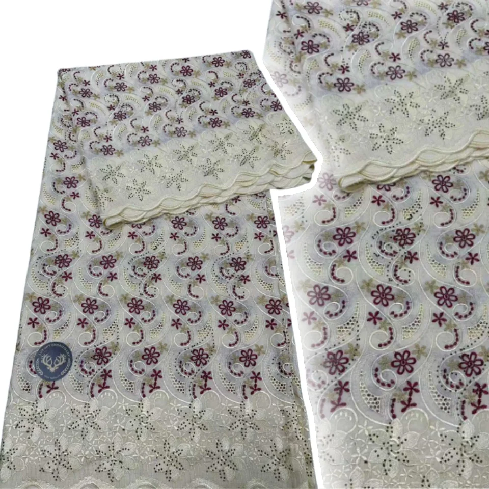 High Quality Swiss Voile Lace in Switzerland 100% Cotton Perforated Embroidery Material Style for Man Suit Fabric 5Yards 83
High Quality Swiss Voile Lace in Switzerland 100% Cotton Perforated Embroidery Material Style for Man Suit Fabric 5Yards 83