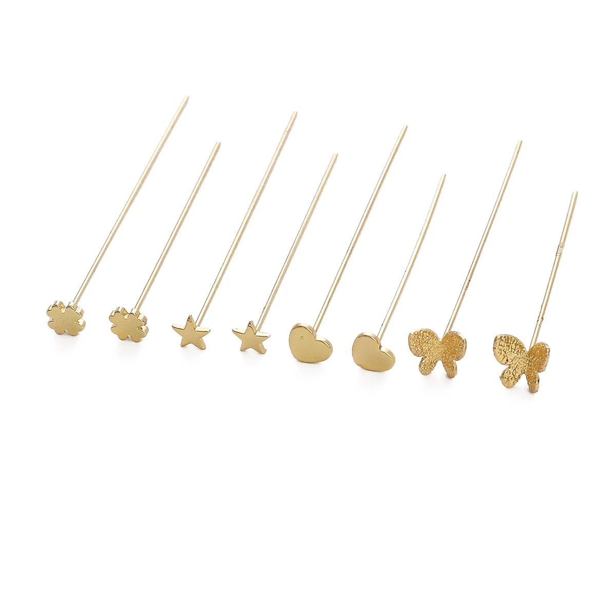 1/10pcs 41/50mm Long Star Heart Butterfly Gold Color Brass Flat Pins Beading Needles For Jewelry Making Supplies DIY Accessories
1/10pcs 41/50mm Long Star Heart Butterfly Gold Color Brass Flat Pins Beading Needles For Jewelry Making Supplies DIY Accessories