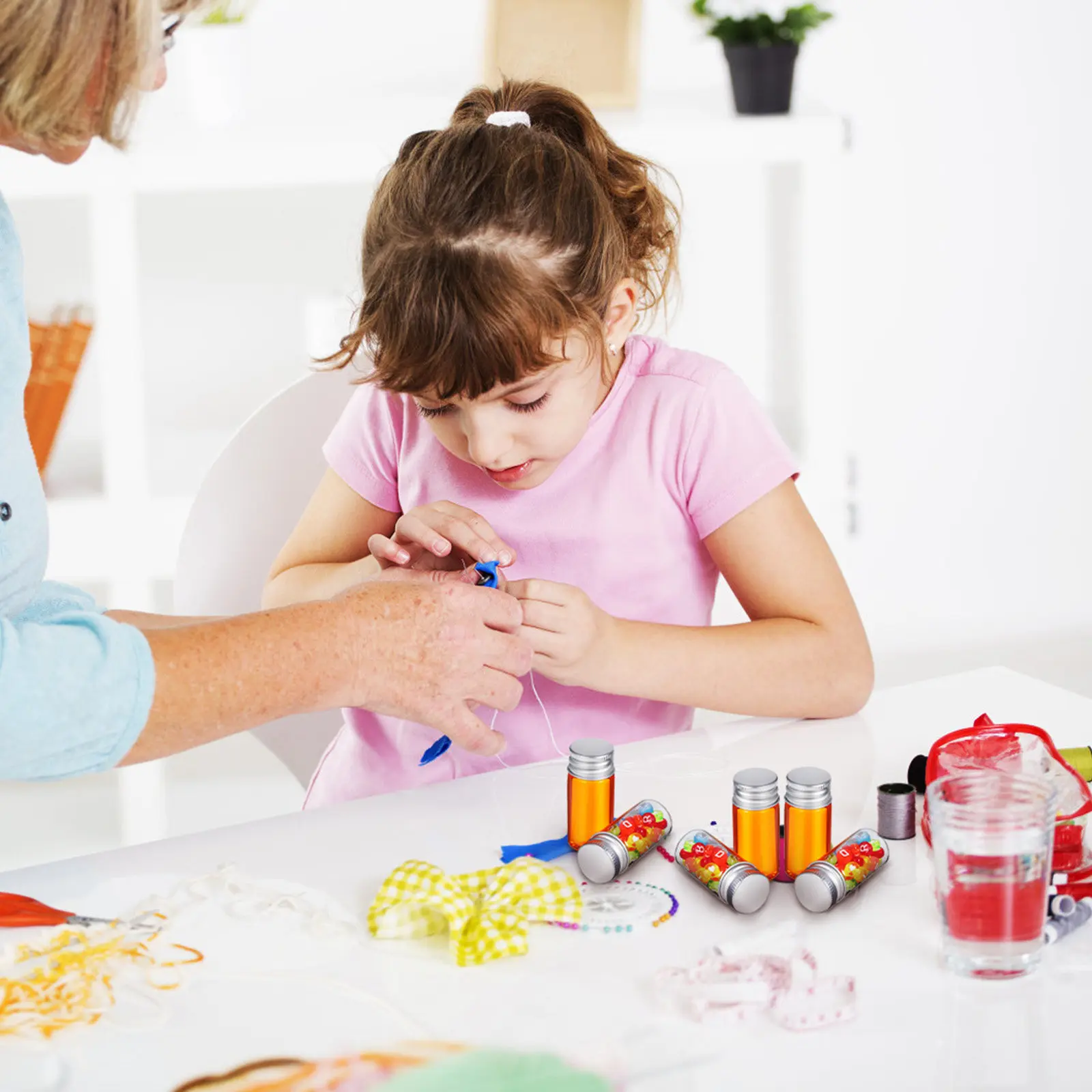 20Pcs Mini Glass Bottles Clear Small Storage Containers Screw Top Lid Leak Proof Sample Vials Reusable Tiny Bottles for Travel
20Pcs Mini Glass Bottles Clear Small Storage Containers Screw Top Lid Leak Proof Sample Vials Reusable Tiny Bottles for Travel