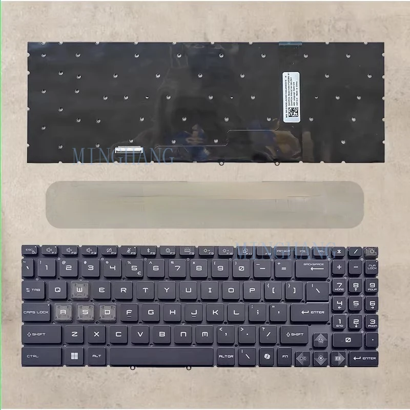 Клавиатура M для MSI Raider GE68 HX 14V - английская раскладка (US), с RGB-подсветкой каждой клавиши
Клавиатура M для MSI Raider GE68 HX 14V - английская раскладка (US), с RGB-подсветкой каждой клавиши