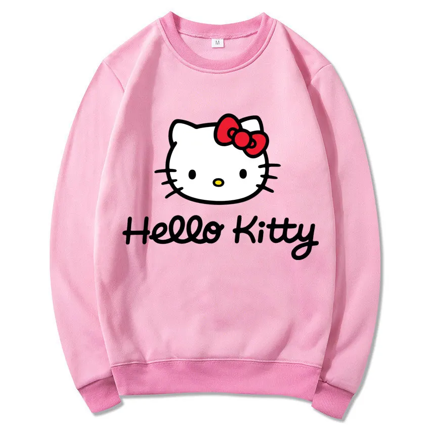 Женский пуловер с аниме Hello Kitty, толстовка с круглым вырезом для мужчин и женщин, одежда для весны и осени, новинка 2024, Модный свитшот для пар, топы
Женский пуловер с аниме Hello Kitty, толстовка с круглым вырезом для мужчин и женщин, одежда для весны и осени, новинка 2024, Модный свитшот для пар, топы
