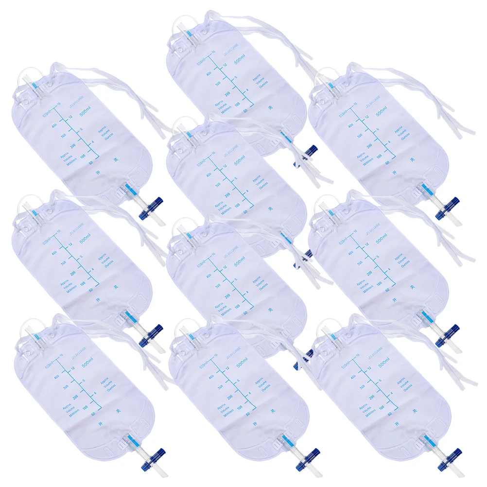 10pcs Urine Storage Bag 500ml Male Urinal Drainage Leg Bag Thickened PVC Material Postoperation Use Baby Care Products
10pcs Urine Storage Bag 500ml Male Urinal Drainage Leg Bag Thickened PVC Material Postoperation Use Baby Care Products