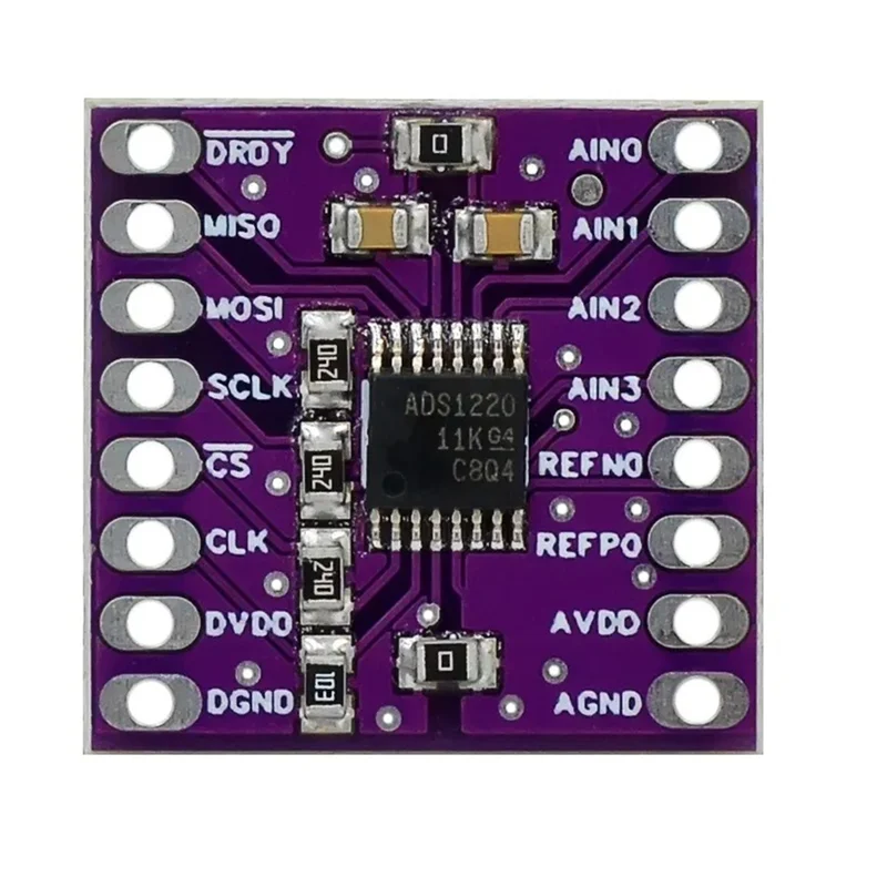 Superb I2C 24 Bit ADS1220 ADC Converter Module Low Power Analog-To-Digital 24 Bit Module
Superb I2C 24 Bit ADS1220 ADC Converter Module Low Power Analog-To-Digital 24 Bit Module