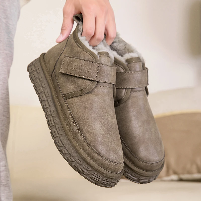 Mens Fashion Genuine Leather Short Boots Classic Men's Casual Suede Snow Boot Comfy Non-Slip Keep Warm Footwear Man Winter Boots
Mens Fashion Genuine Leather Short Boots Classic Men's Casual Suede Snow Boot Comfy Non-Slip Keep Warm Footwear Man Winter Boots