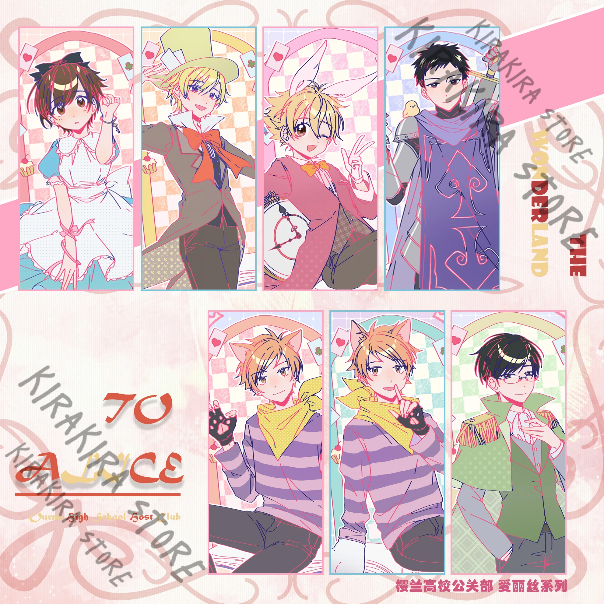 Ouran High School Host Club Cartoon Cosplay Postcard Fujioka Haruhi Suou Tamaki Ootori Kyouya Hitachiin Kaoru Student Gifts
Ouran High School Host Club Cartoon Cosplay Postcard Fujioka Haruhi Suou Tamaki Ootori Kyouya Hitachiin Kaoru Student Gifts