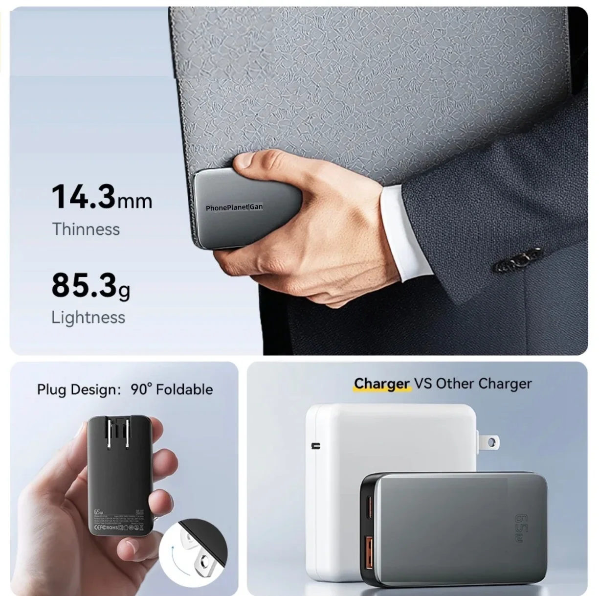 【US/EU/UK 】Ultra Thin 65W/45W GaN Smart Charger Fast Adapter For Macbook Laptop Ipad IPhone17/16/15 Samsung S26 Huawei
【US/EU/UK 】Ultra Thin 65W/45W GaN Smart Charger Fast Adapter For Macbook Laptop Ipad IPhone17/16/15 Samsung S26 Huawei