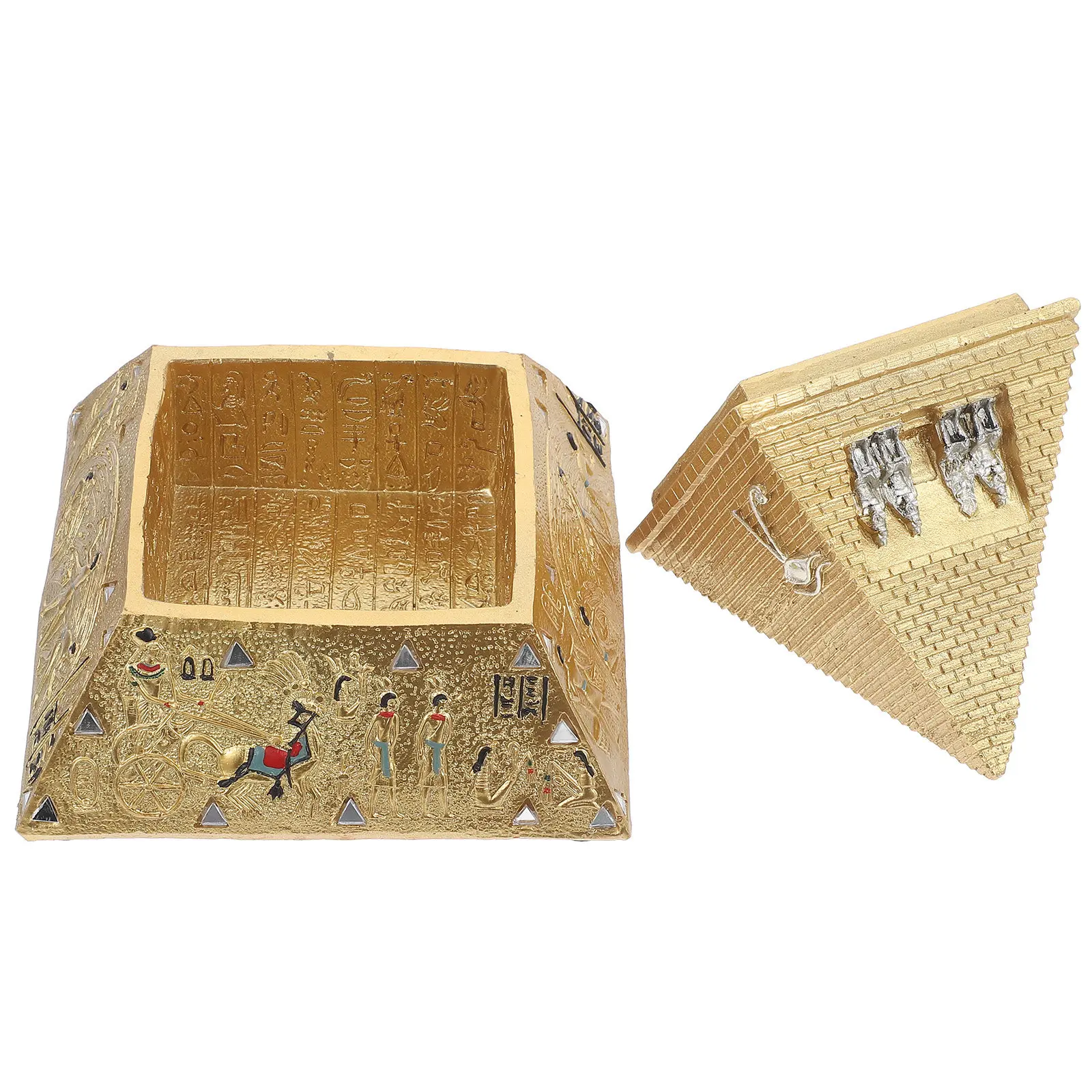 Pyramid Jewelry Box Vintage Resin Decorative Storage Case for Rings Earrings Necklaces Small Trinkets Home Vanity Decor Retro
Pyramid Jewelry Box Vintage Resin Decorative Storage Case for Rings Earrings Necklaces Small Trinkets Home Vanity Decor Retro