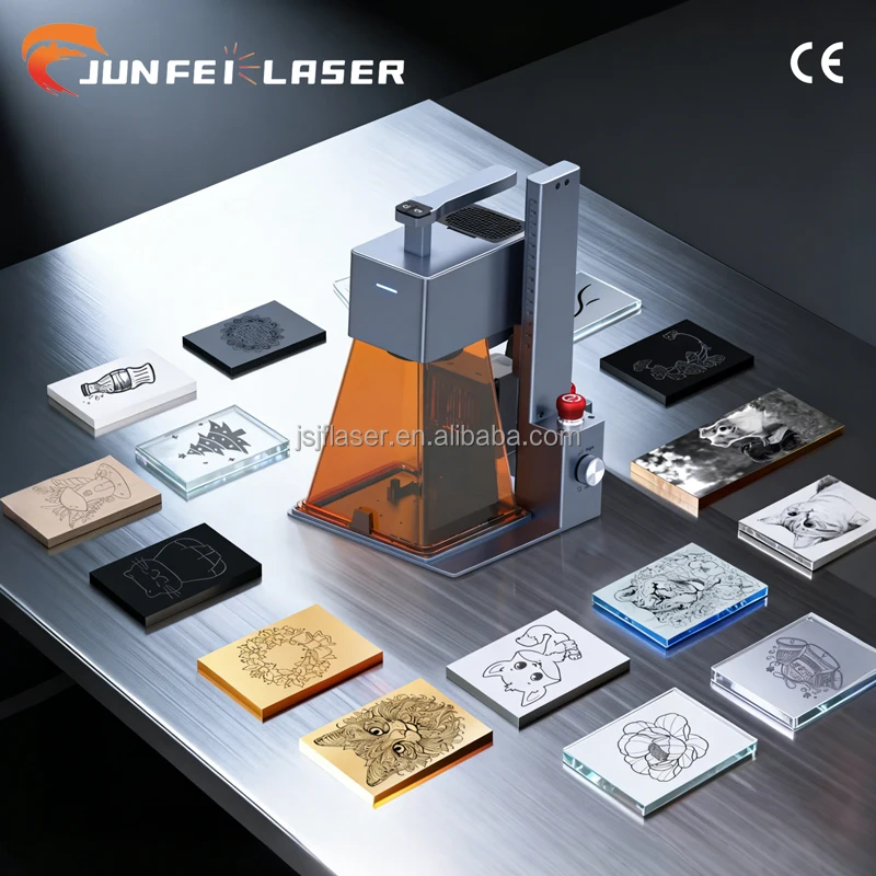 JUNFEI Handheld Mini Laser Marking Machines 5W 10W Bluelight Surface Engraves On Water Bottle Pet Tags ID Cards
JUNFEI Handheld Mini Laser Marking Machines 5W 10W Bluelight Surface Engraves On Water Bottle Pet Tags ID Cards