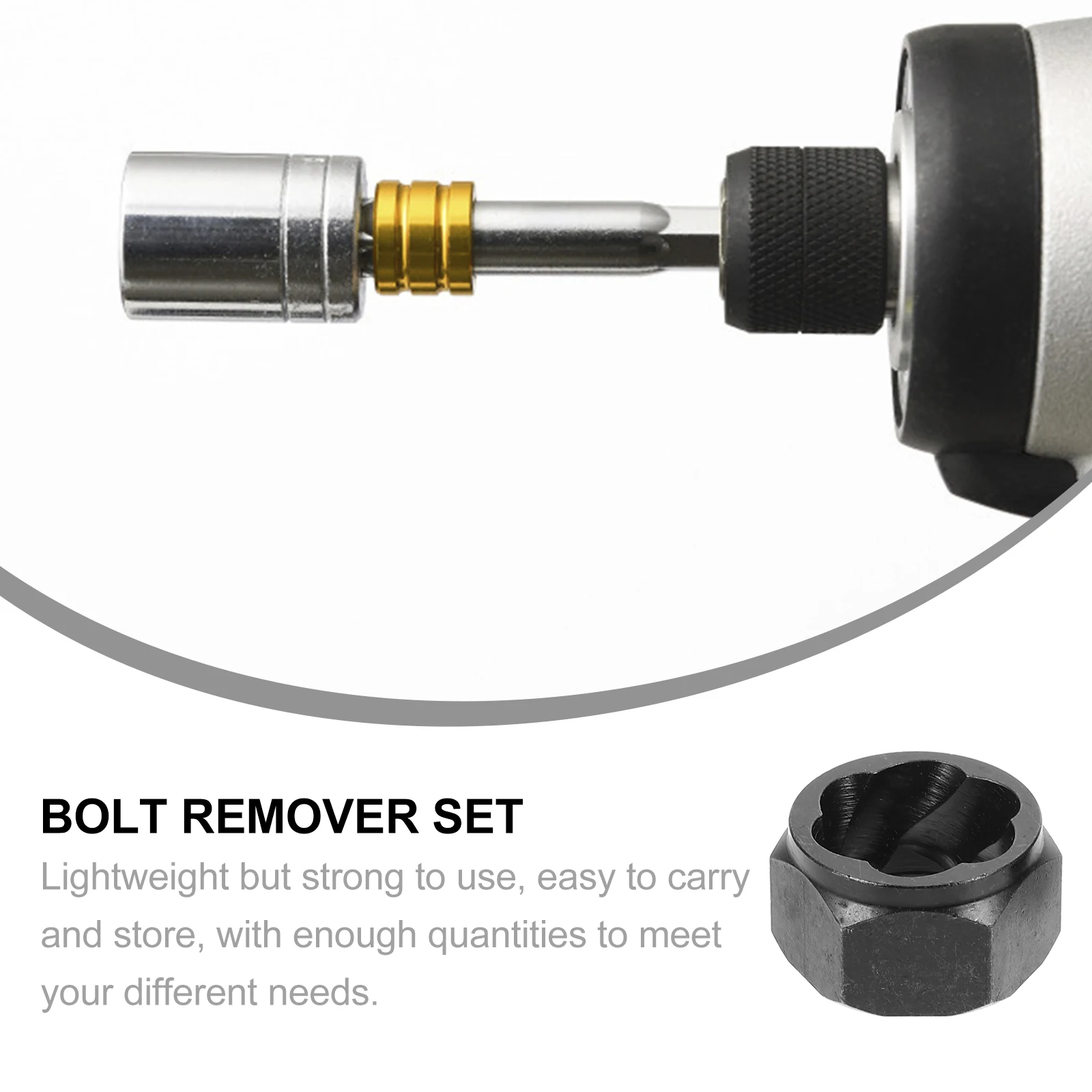 10pcs Sturdy Bolt Nut Extractor Set Durable Broken Bolt Remover Tool For Wall Panels Wood Sheet Metal Efficient Nut Removing
10pcs Sturdy Bolt Nut Extractor Set Durable Broken Bolt Remover Tool For Wall Panels Wood Sheet Metal Efficient Nut Removing