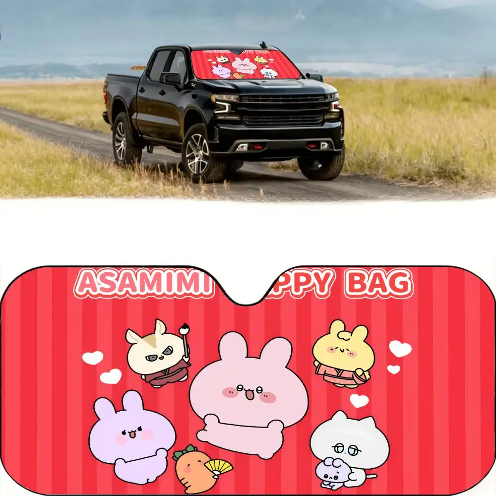 Cartoon A-Asamimichan Sun Visor Reusable Aluminum Foil UV Protector Heat Three-layer Insulation Windshield Sunshades
Cartoon A-Asamimichan Sun Visor Reusable Aluminum Foil UV Protector Heat Three-layer Insulation Windshield Sunshades