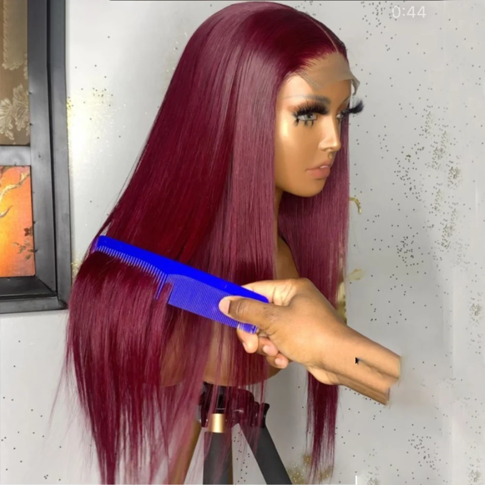 Soft 26Inch Long Burgundy 99j Straight 180Density Lace Front Wig For Black Women Babyhair Natural Hairline Wine Preplucked Daily
Soft 26Inch Long Burgundy 99j Straight 180Density Lace Front Wig For Black Women Babyhair Natural Hairline Wine Preplucked Daily