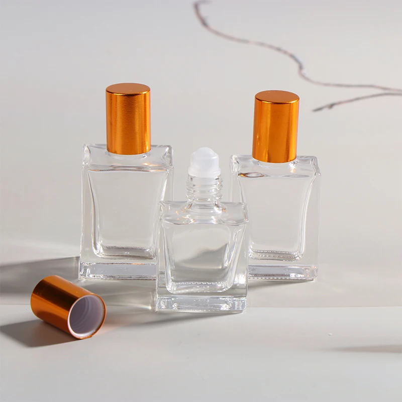 8/10/15ml Empty Clear Square Glass Essential Oil Bottle Steel Roller Gold Lid Massage Perfume Roll On Sample Vials
8/10/15ml Empty Clear Square Glass Essential Oil Bottle Steel Roller Gold Lid Massage Perfume Roll On Sample Vials