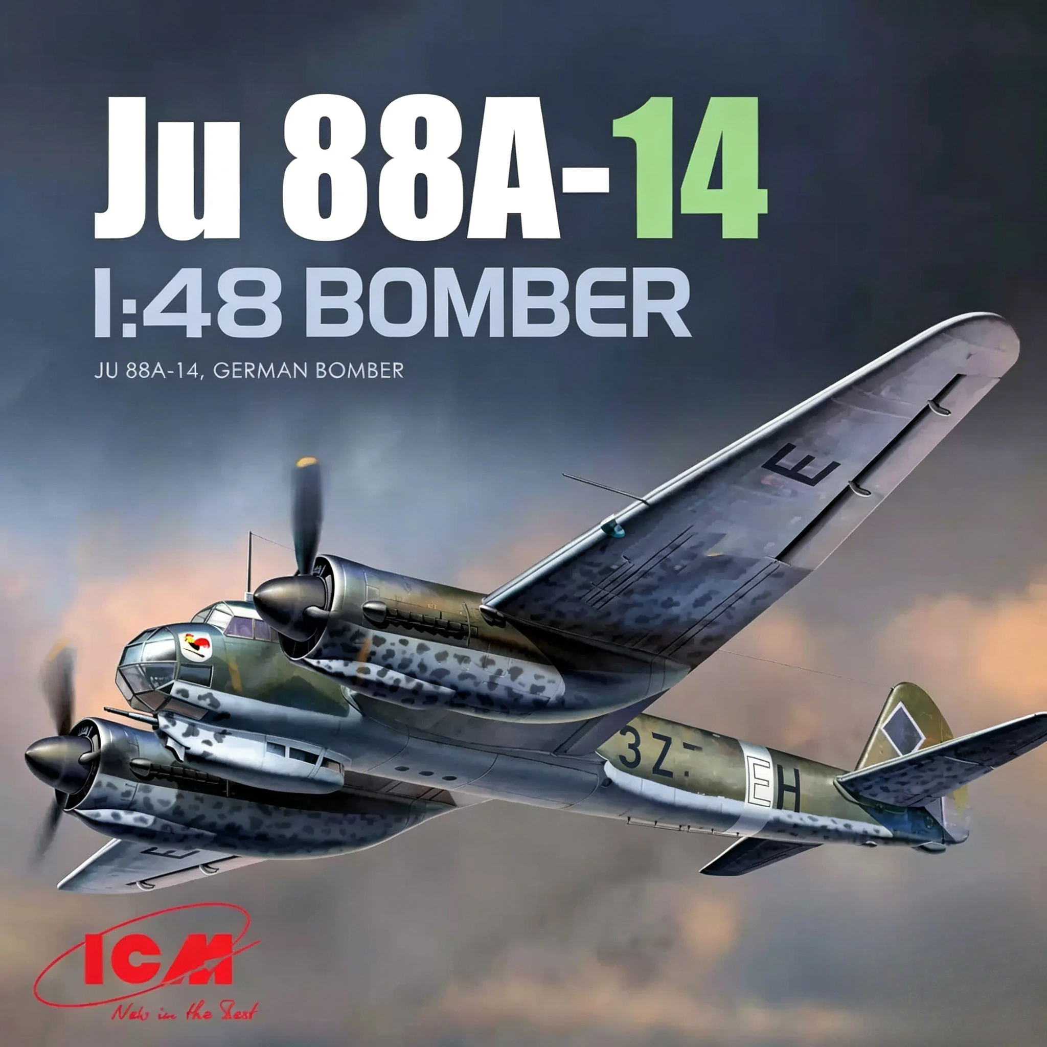 Пластиковый сборный набор для модели самолета ICM 48234 Ju 88A-14, немецкий бомбардировщик, масштаб 1/48
Пластиковый сборный набор для модели самолета ICM 48234 Ju 88A-14, немецкий бомбардировщик, масштаб 1/48