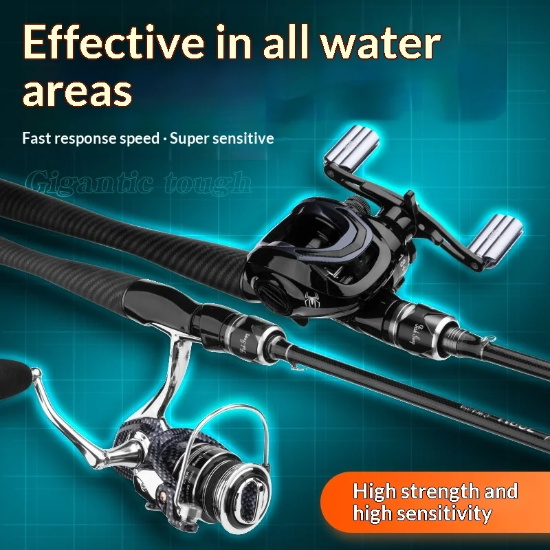 Carp Fishing Rod New Carbon One Piece Handle Complete Spinning Rod and Lure Fishing Rod and Reel Combo Set Fishing Rod Fishing
Carp Fishing Rod New Carbon One Piece Handle Complete Spinning Rod and Lure Fishing Rod and Reel Combo Set Fishing Rod Fishing