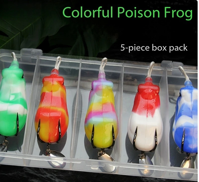 Topwater Bionic Frog Modified Double Hook Silicone Soft Lure Long Cast Full Water Layer Special For Snakehead Freshwater Fishing
Topwater Bionic Frog Modified Double Hook Silicone Soft Lure Long Cast Full Water Layer Special For Snakehead Freshwater Fishing