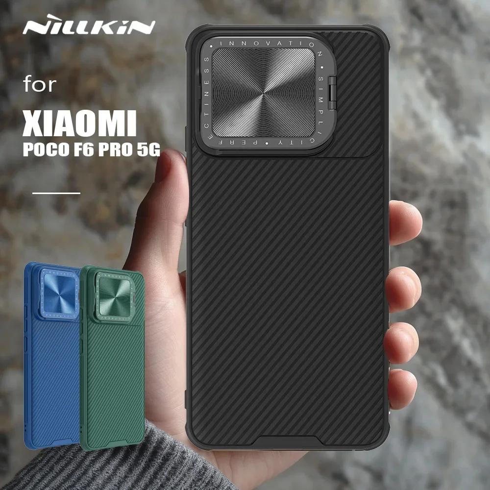 for Xiaomi Poco F6 Pro 5G Case Nillkin CamShield with Stand Camera Protection Cases Hard 360 Lens Privacy Cover red rice K70
for Xiaomi Poco F6 Pro 5G Case Nillkin CamShield with Stand Camera Protection Cases Hard 360 Lens Privacy Cover red rice K70